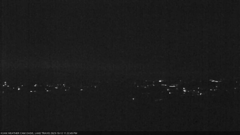Lake Travis webcam, October 12, 2023 11:25 PM CT