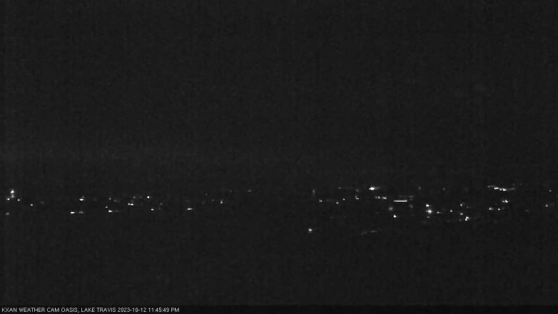 Lake Travis webcam, October 12, 2023 11:45 PM CT