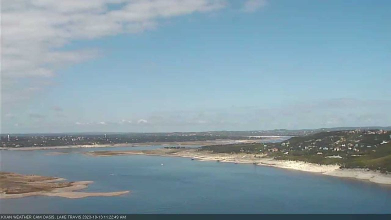 Lake Travis webcam, October 13, 2023 11:25 AM CT