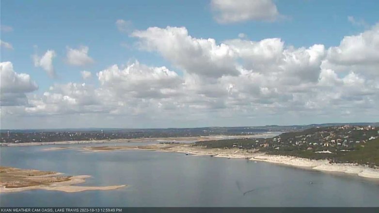 Lake Travis webcam, October 13, 2023 1:00 PM CT