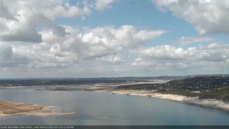 Lake Travis webcam, October 13, 2023 1:25 PM CT