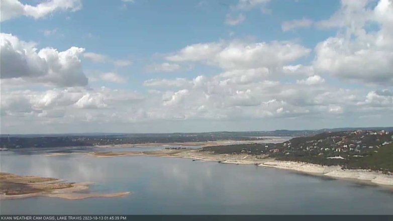 Lake Travis webcam, October 13, 2023 1:45 PM CT