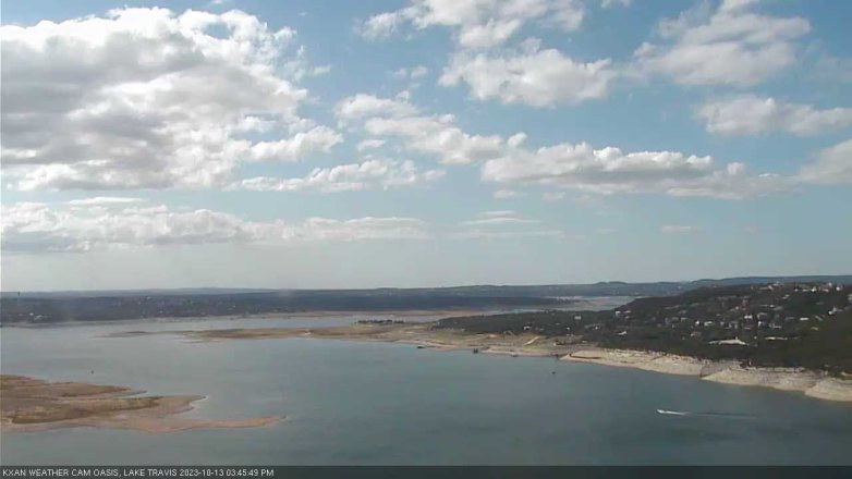 Lake Travis webcam, October 13, 2023 3:45 PM CT