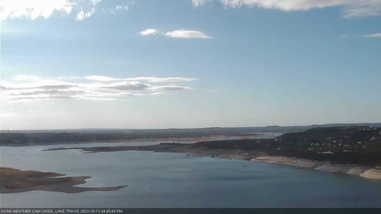 Lake Travis webcam, October 13, 2023 4:45 PM CT