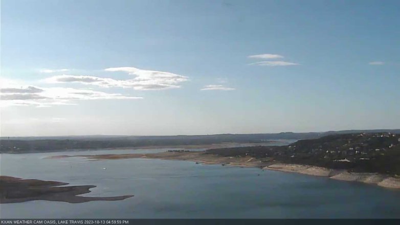 Lake Travis webcam, October 13, 2023 5:00 PM CT