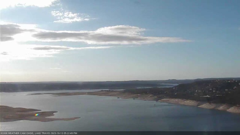 Lake Travis webcam, October 13, 2023 5:25 PM CT