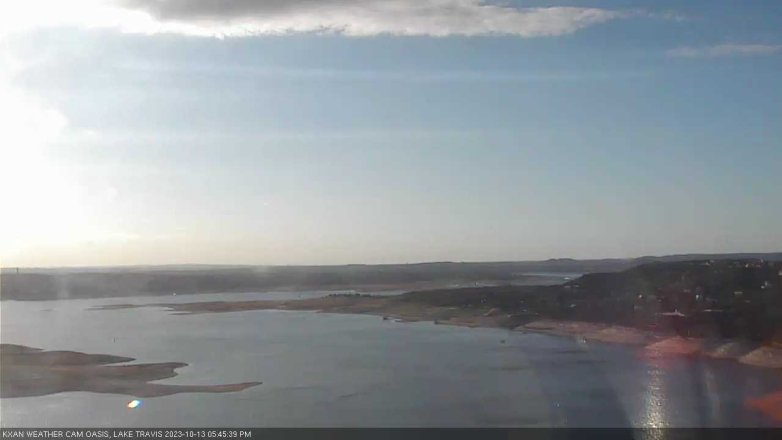 Lake Travis webcam, October 13, 2023 5:45 PM CT