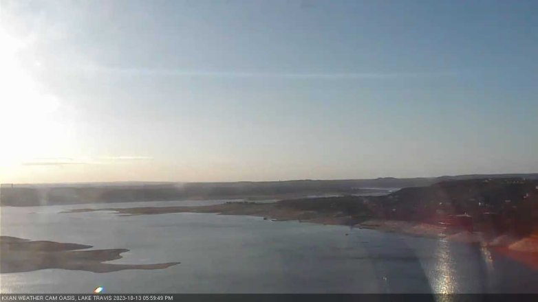 Lake Travis webcam, October 13, 2023 6:00 PM CT