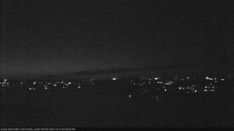 Lake Travis webcam, October 13, 2023 8:00 PM CT