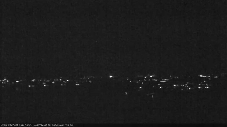 Lake Travis webcam, October 13, 2023 8:25 PM CT
