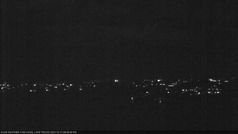 Lake Travis webcam, October 13, 2023 8:45 PM CT