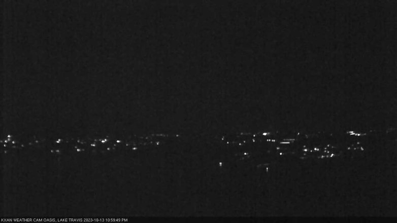 Lake Travis webcam, October 13, 2023 11:00 PM CT