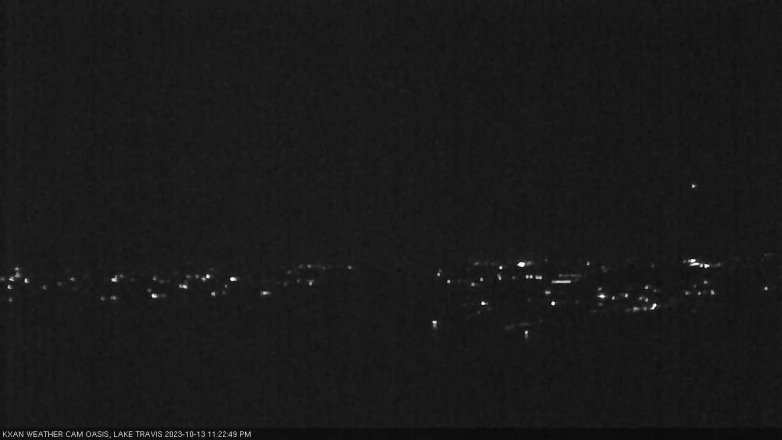 Lake Travis webcam, October 13, 2023 11:25 PM CT