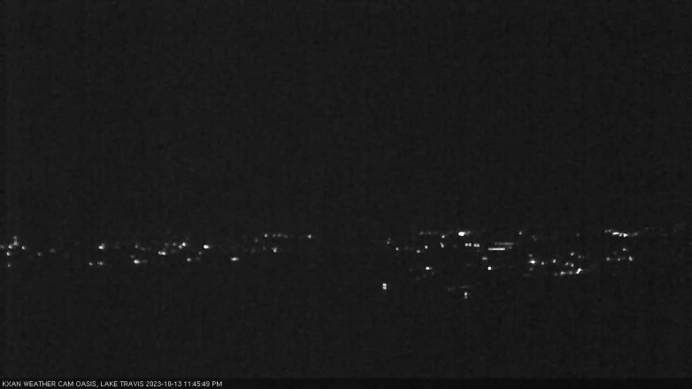 Lake Travis webcam, October 13, 2023 11:45 PM CT