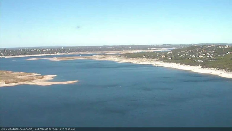 Lake Travis webcam, October 14, 2023 10:25 AM CT