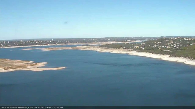 Lake Travis webcam, October 14, 2023 10:45 AM CT