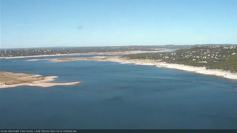 Lake Travis webcam, October 14, 2023 11:00 AM CT