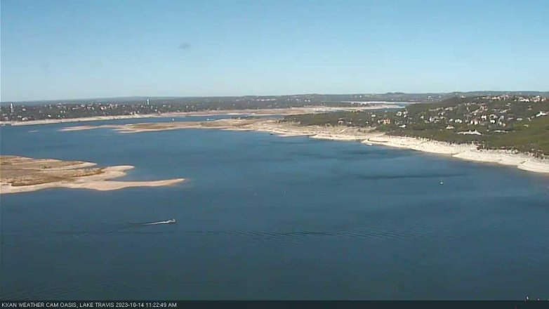 Lake Travis webcam, October 14, 2023 11:25 AM CT
