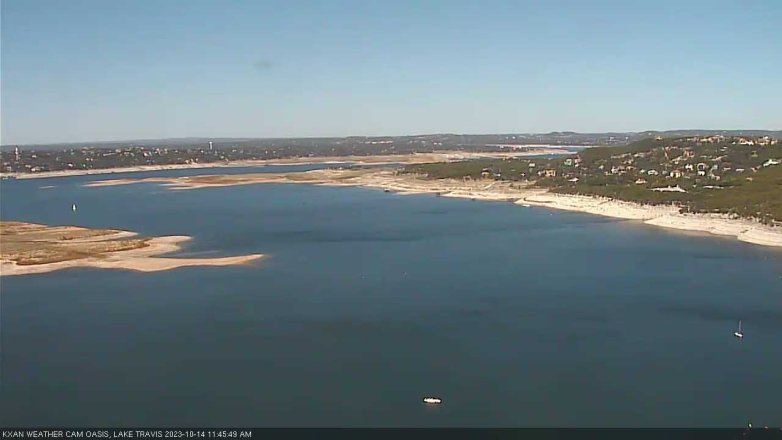 Lake Travis webcam, October 14, 2023 11:45 AM CT