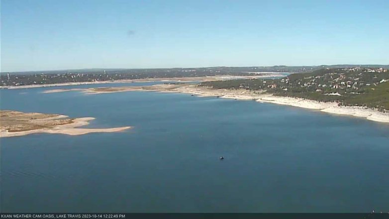 Lake Travis webcam, October 14, 2023 12:25 PM CT