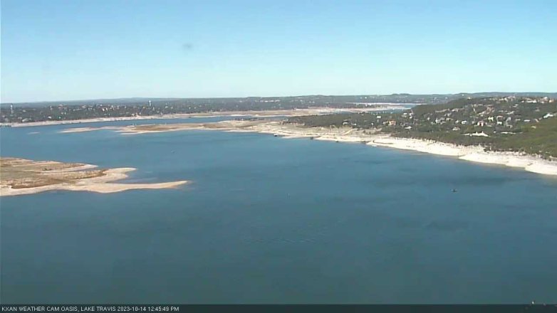 Lake Travis webcam, October 14, 2023 12:45 PM CT