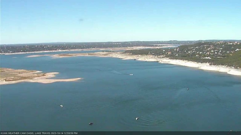 Lake Travis webcam, October 14, 2023 1:00 PM CT