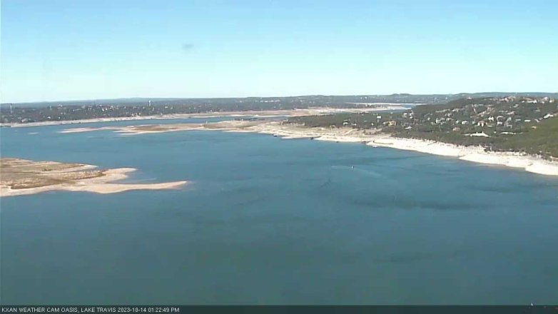 Lake Travis webcam, October 14, 2023 1:25 PM CT