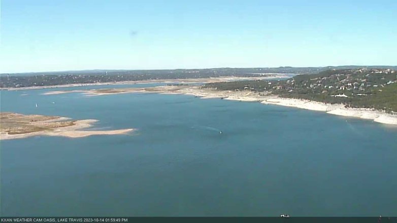 Lake Travis webcam, October 14, 2023 2:00 PM CT