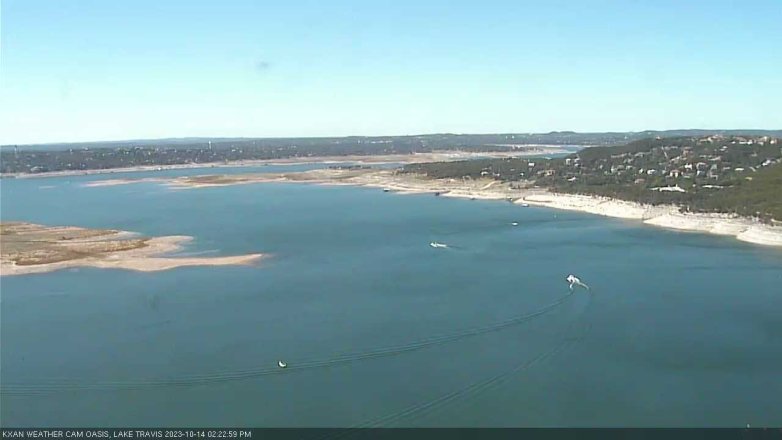 Lake Travis webcam, October 14, 2023 2:25 PM CT