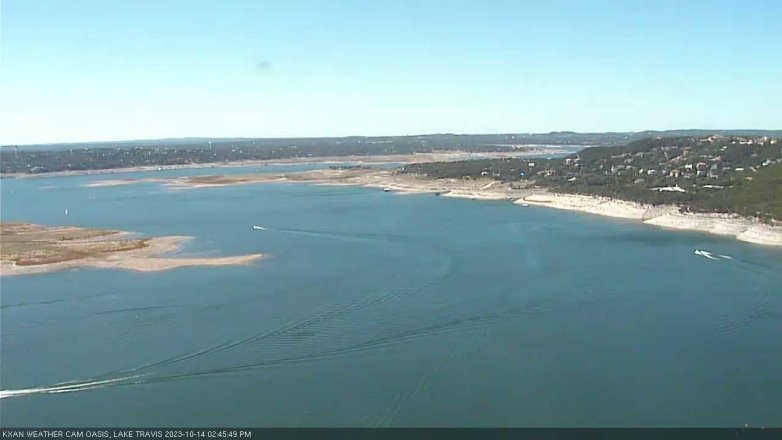 Lake Travis webcam, October 14, 2023 2:45 PM CT