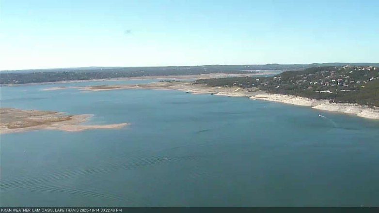Lake Travis webcam, October 14, 2023 3:25 PM CT