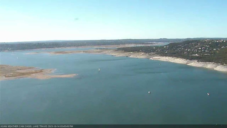 Lake Travis webcam, October 14, 2023 3:45 PM CT