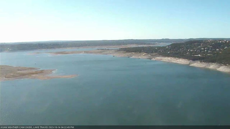 Lake Travis webcam, October 14, 2023 4:25 PM CT