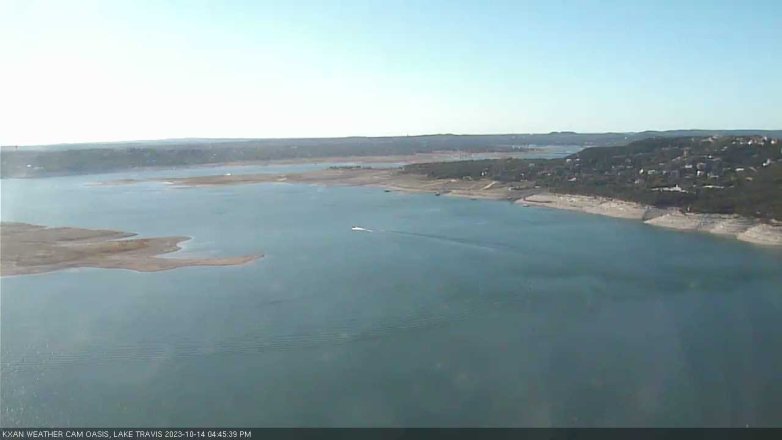 Lake Travis webcam, October 14, 2023 4:45 PM CT