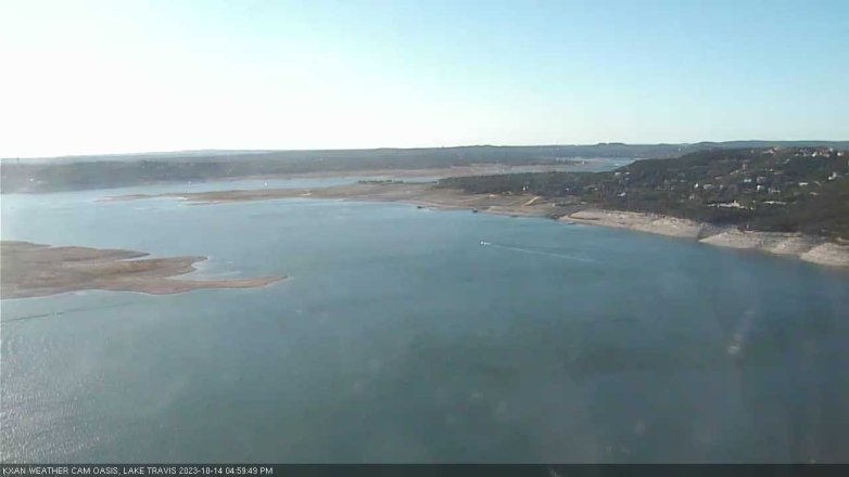 Lake Travis webcam, October 14, 2023 5:00 PM CT