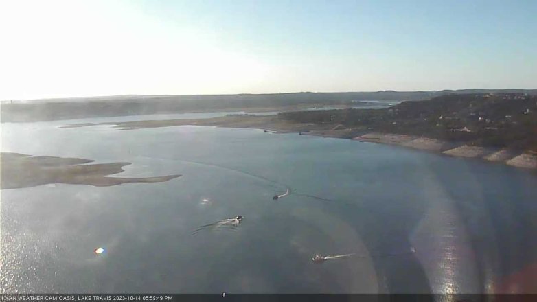Lake Travis webcam, October 14, 2023 6:00 PM CT