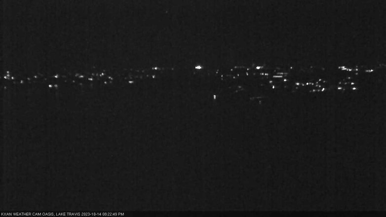 Lake Travis webcam, October 14, 2023 8:25 PM CT