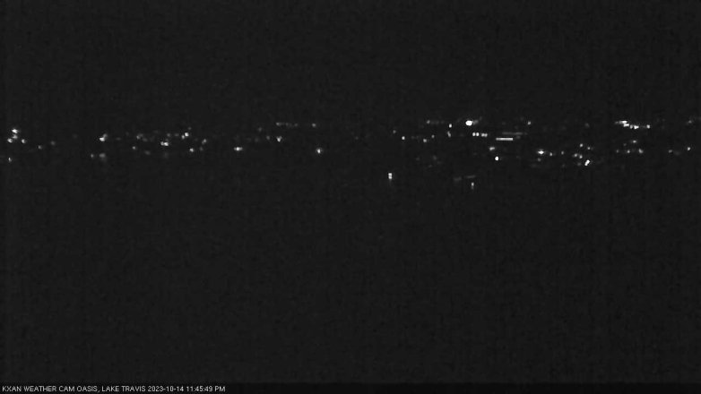 Lake Travis webcam, October 14, 2023 11:45 PM CT