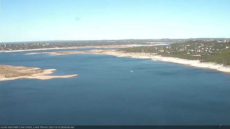 Lake Travis webcam, October 15, 2023 9:45 AM CT