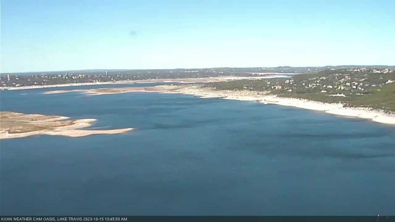 Lake Travis webcam, October 15, 2023 10:45 AM CT