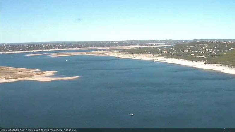 Lake Travis webcam, October 15, 2023 11:00 AM CT