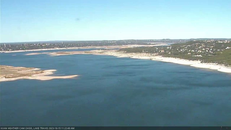 Lake Travis webcam, October 15, 2023 11:25 AM CT