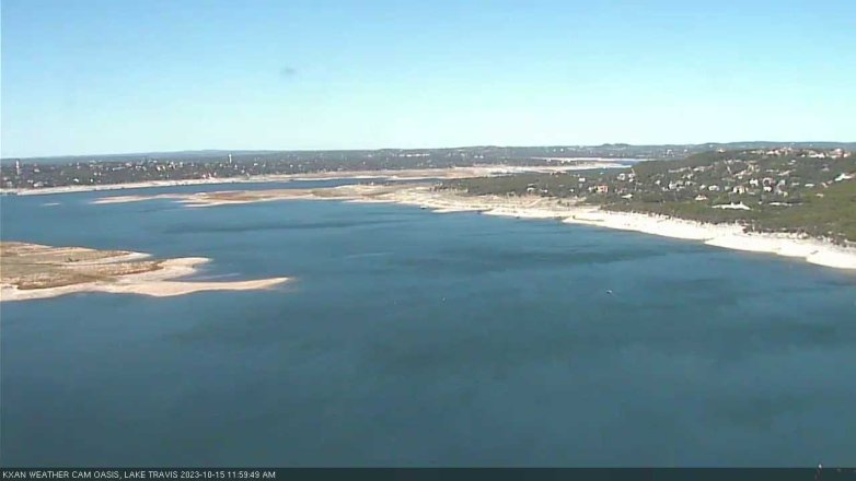 Lake Travis webcam, October 15, 2023 12:00 PM CT