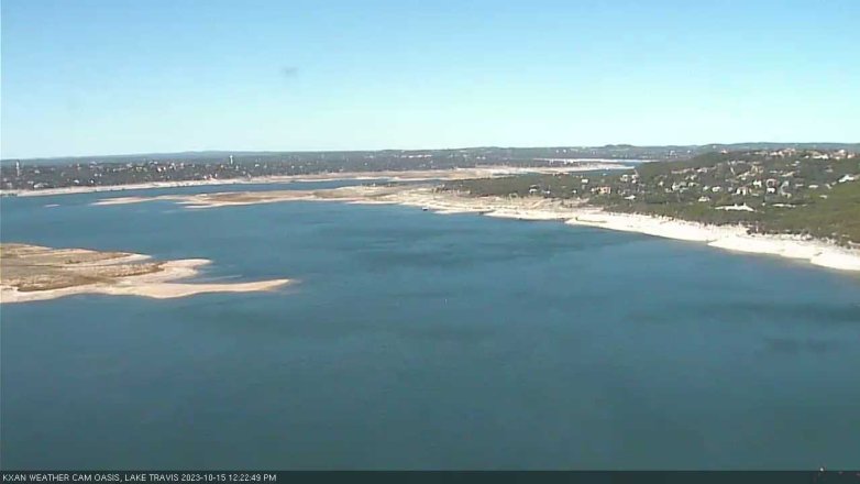 Lake Travis webcam, October 15, 2023 12:25 PM CT