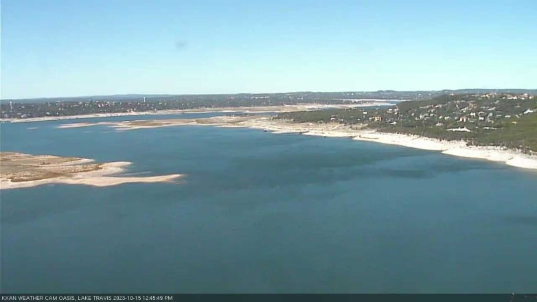 Lake Travis webcam, October 15, 2023 12:45 PM CT