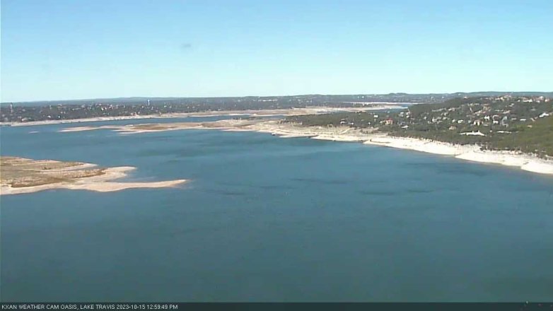 Lake Travis webcam, October 15, 2023 1:00 PM CT
