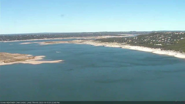 Lake Travis webcam, October 15, 2023 1:25 PM CT