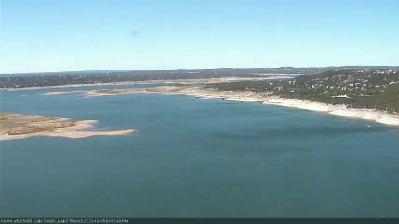 Lake Travis webcam, October 15, 2023 2:00 PM CT