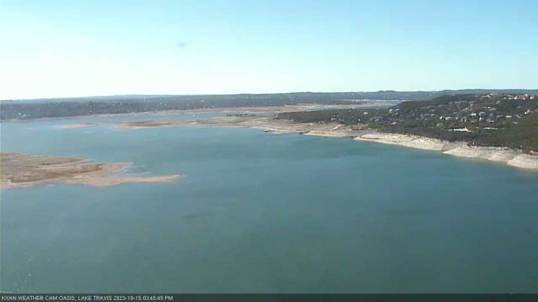 Lake Travis webcam, October 15, 2023 3:45 PM CT