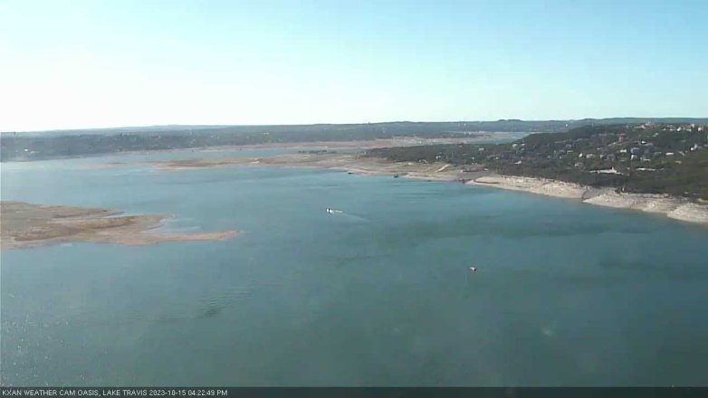 Lake Travis webcam, October 15, 2023 4:25 PM CT